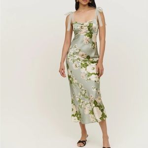 Reformation silk dress